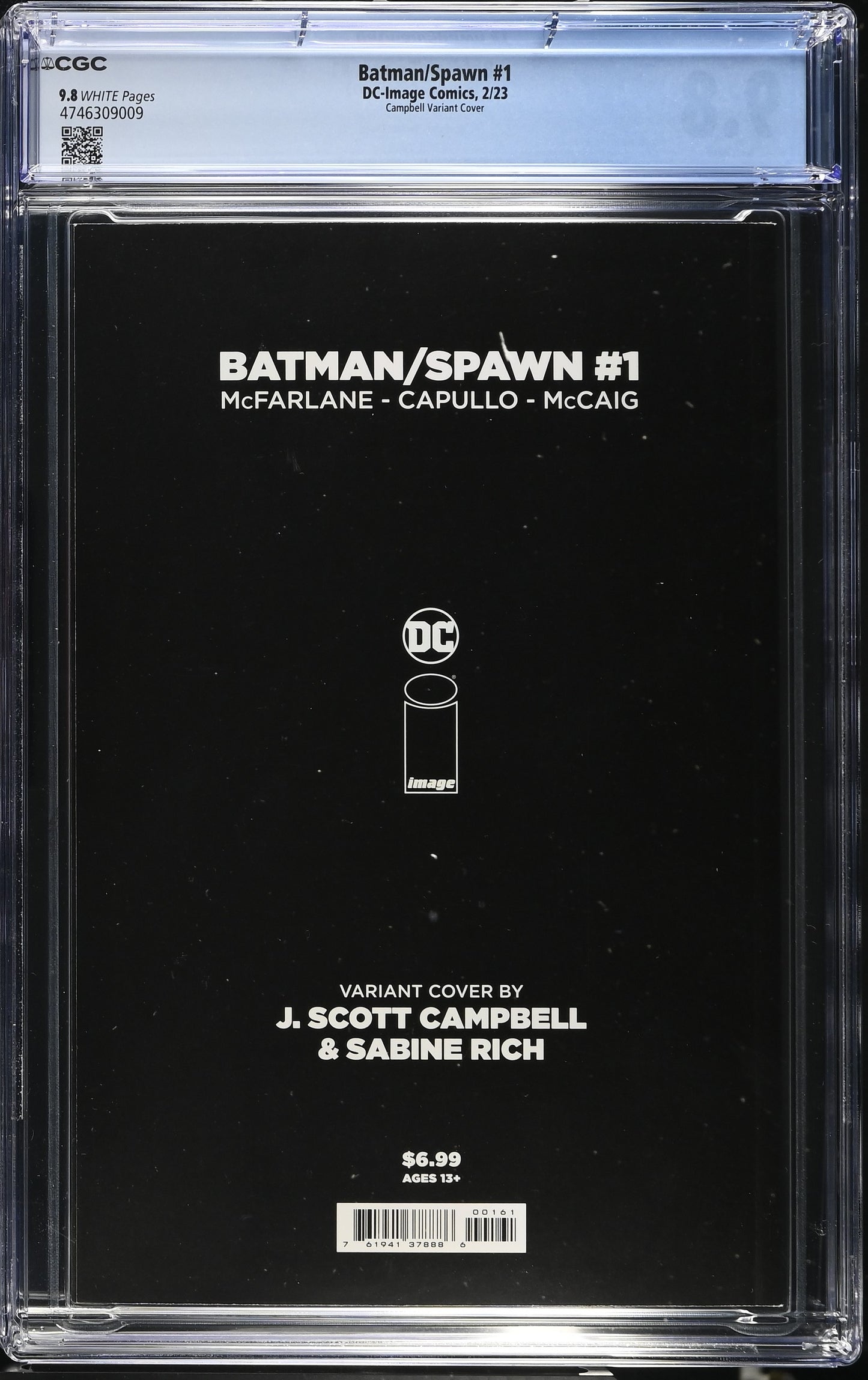 Batman/Spawn #1 CGC 9.8 Campbell Variant Cover