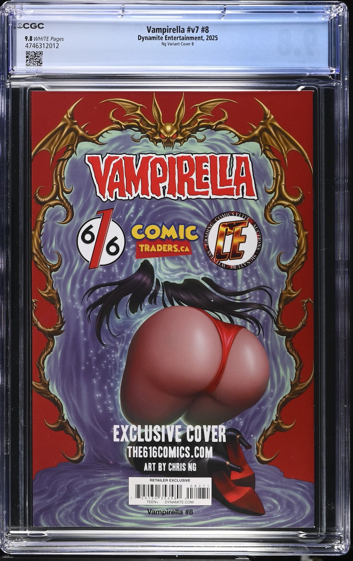 Vampirella v7 #8 CGC 9.8 Ng Variant Cover B