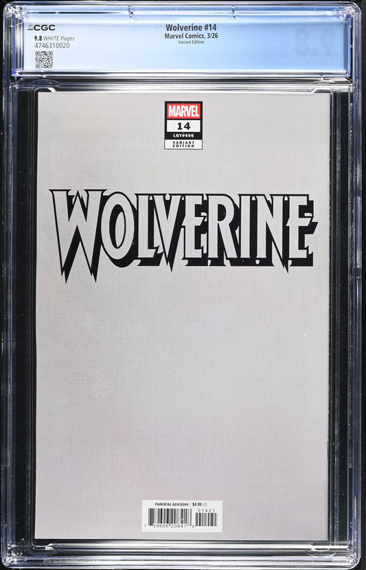 Wolverine #14 CGC 9.8 Variant Edition