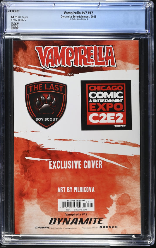 Vampirella v7 #12 CGC 9.8 LBS Collectibles Edition A