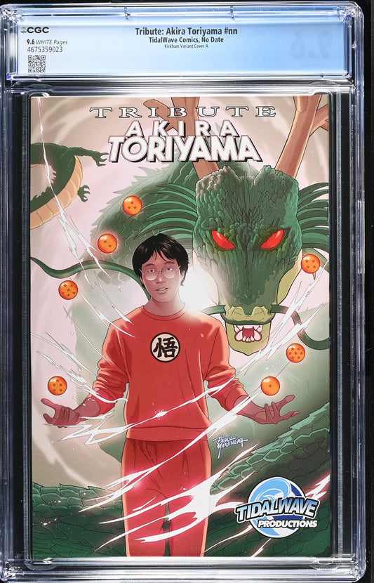 Tribute: Akira Toriyama CGC 9.6 TidalWave Comics Kirkham Variant Cover A