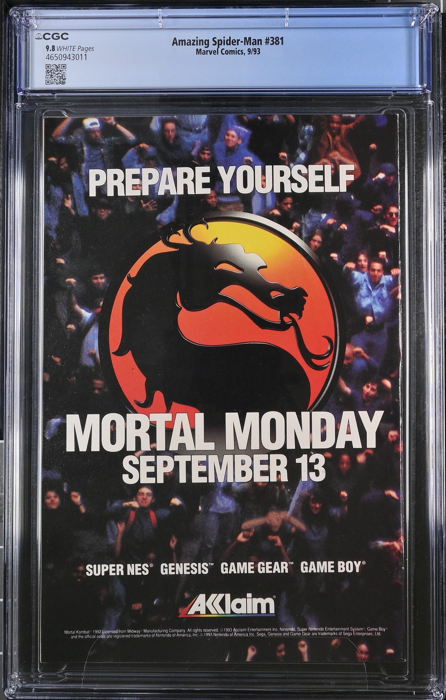 Amazing Spider-Man 381 CGC 9.8