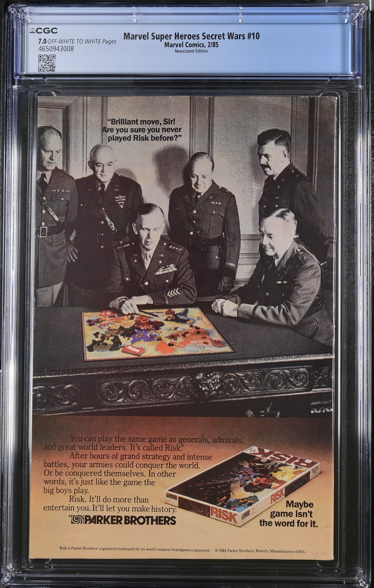 Marvel Super Heroes Secret Wars #10 Feb 1985 CGC 7.0 (NEWSSTAND)