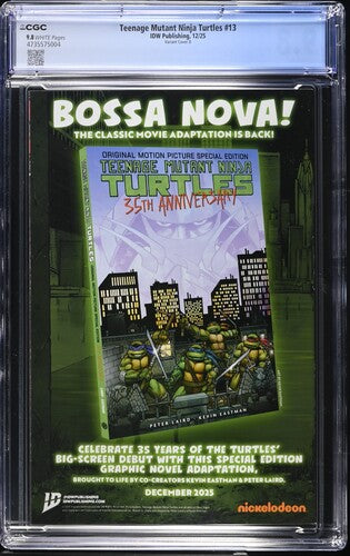 TMNT 13 Cover D, By Clayton Crane - CGC 9.8