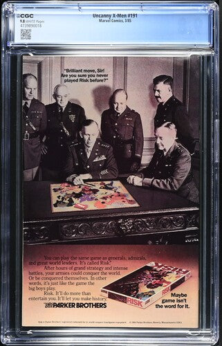 Uncanny X-Men #191 (1985) CGC 9.8 *KEY 1st app of Nimrod!