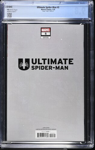 Ultimate Spider-Man #5 CGC 9.8 John Giang Virgin Variant LTD 1000