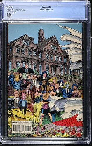 X-MEN #30 CGC 9.2 - 1994 Marvel At Last The Wedding of Scott Summers & Jean Grey