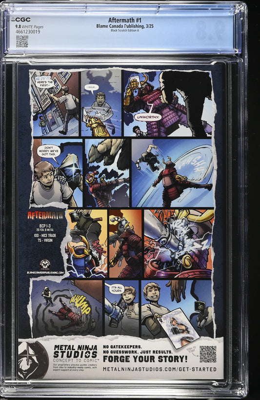 Aftermath #1 - NYCC "Black Scratch" CK Exclusive CGC 9.8