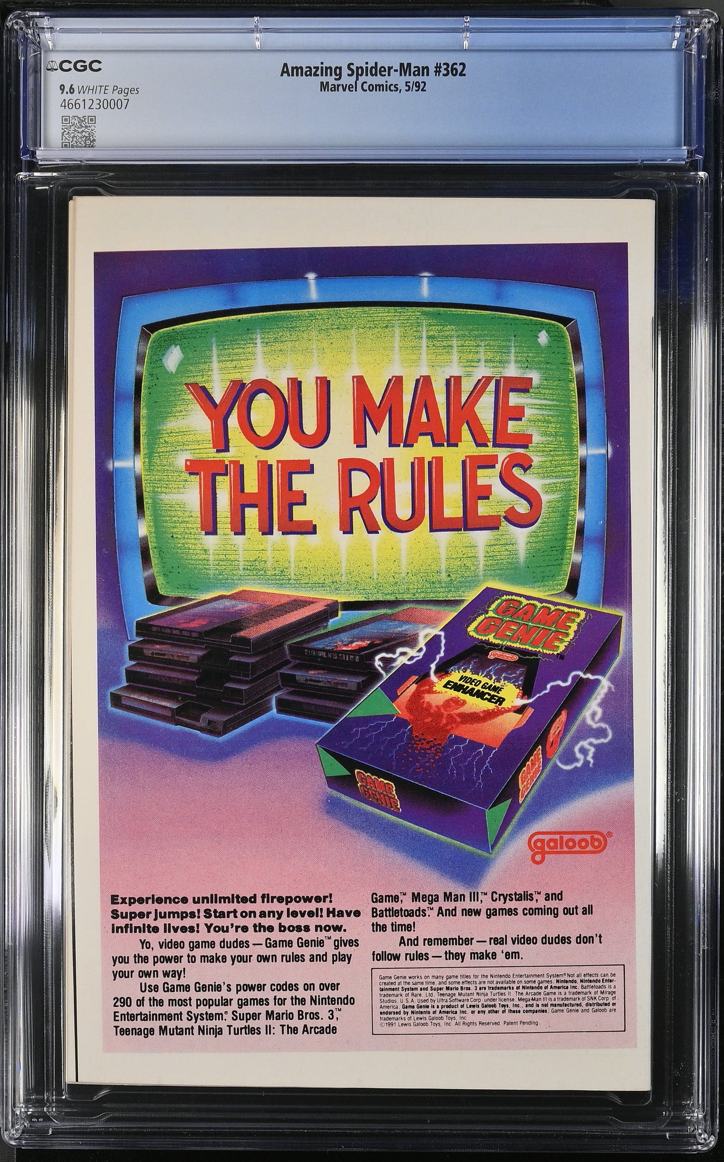 Amazing Spider-Man #362 CGC 9.6 (2nd Carnage) Mark Bagley Key