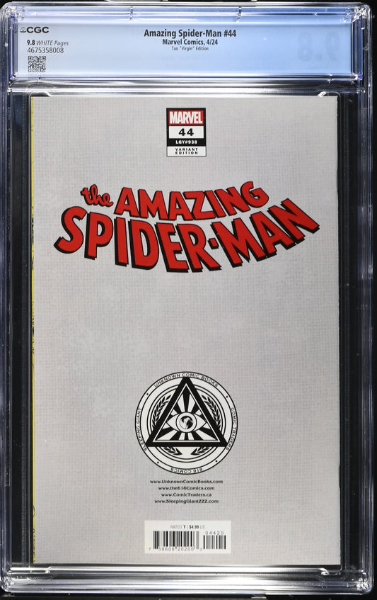 The Amazing Spider-Man #44 - Ivan Tao Exclusive Variant Graded CGC 9.8