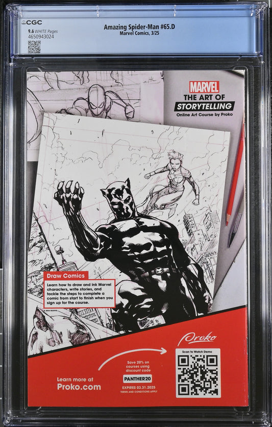 The Amazing Spider-Man #65.Deaths CGC 9.6 (Marvel Comics March 2025)