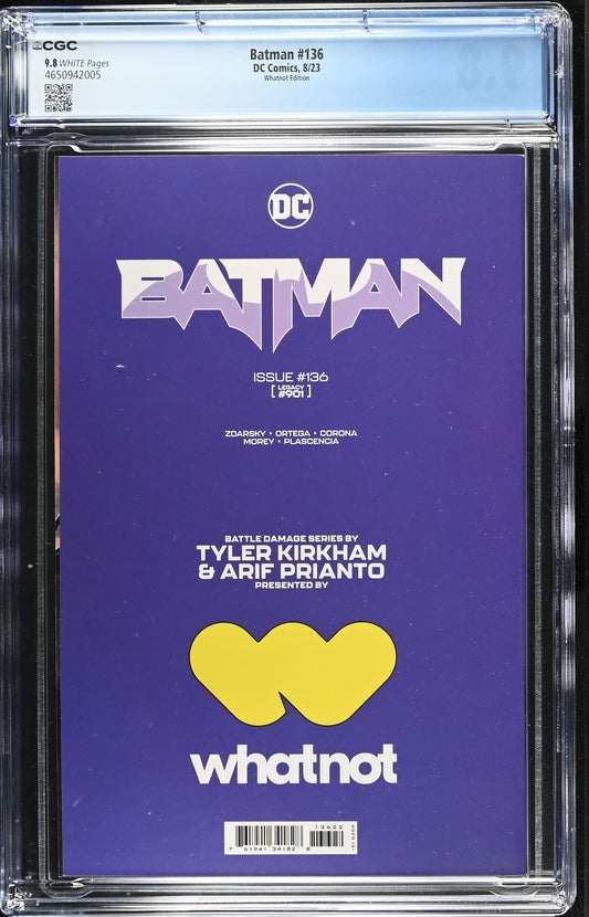 Batman #136 DC Comics Whatnot Edition 2023 CGC 9.8