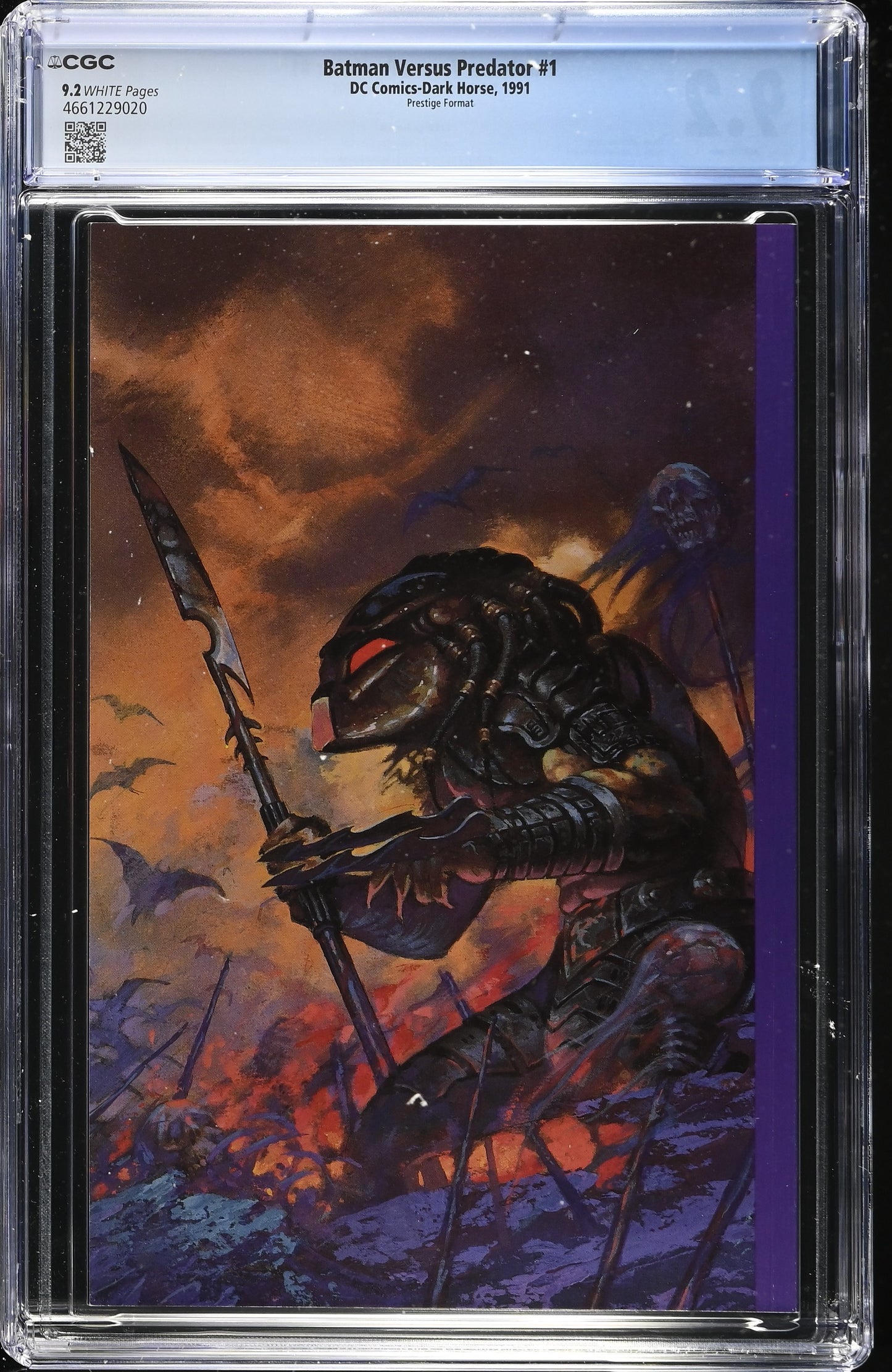 Batman vs Predator #1 CGC 9.2 1991 DC/Dark Horse Prestige Format