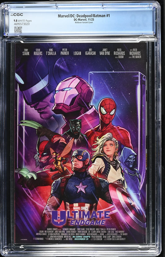 Marvel DC: Deadpool/Batman # 1 CGC 9.8 McNIVEN Ratio Variant