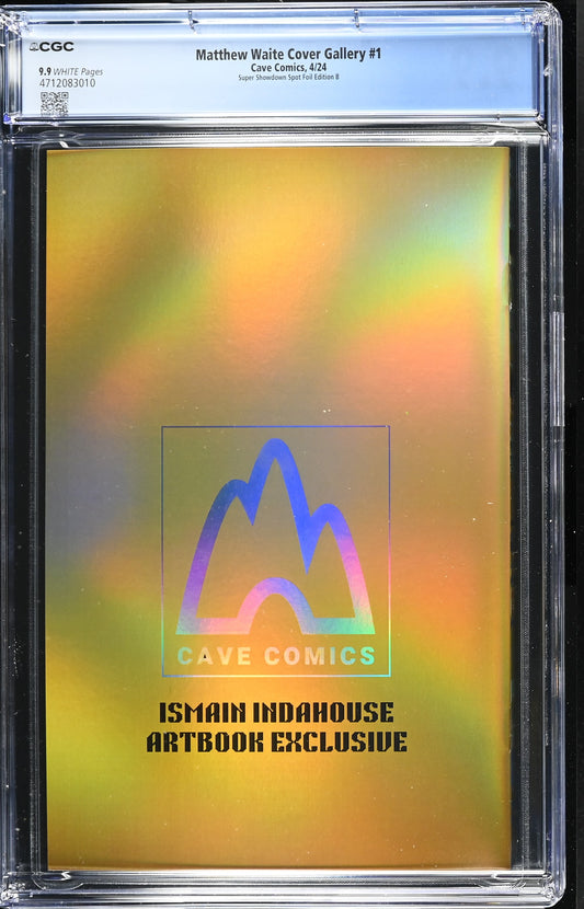 Matthew Waite Cover Gallery #1 The Showdown Spot "Foil" Edition B CGC 9.9