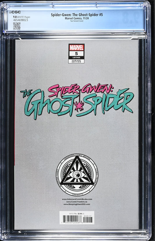 Spider-Gwen the Ghost-Spider #5 CGC 9.8 2024 Comic Graded Ivan Tao