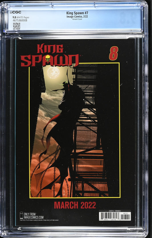 King Spawn #7 CGC 9.8 Image Comics 2022
