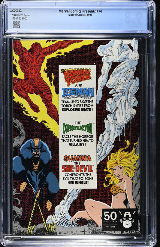 Marvel Comics Presents Weapon X #74 CGC 9.8 Marvel 1991