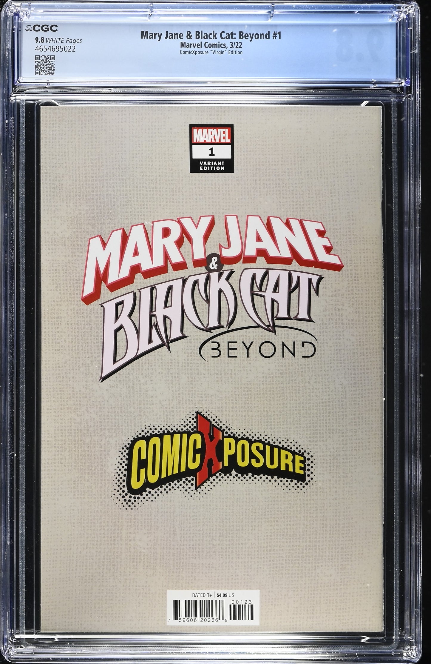 Mary Jane and Black Cat Beyond #1 CGC 9.8 2022