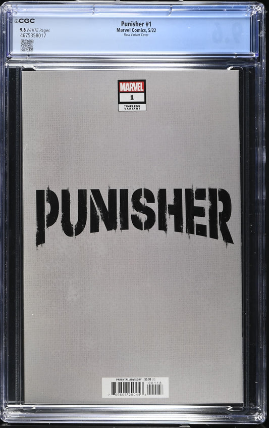 Punisher # 1 CGC 9.6 Alex Ross Timeless Variant