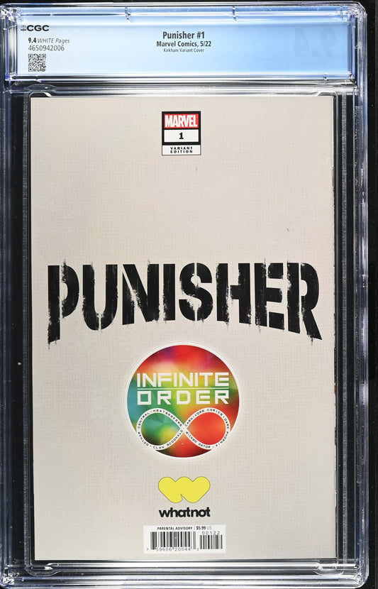 Punisher #1 Tyler Kirkham Whatnot Trade Variant CGC 9.4