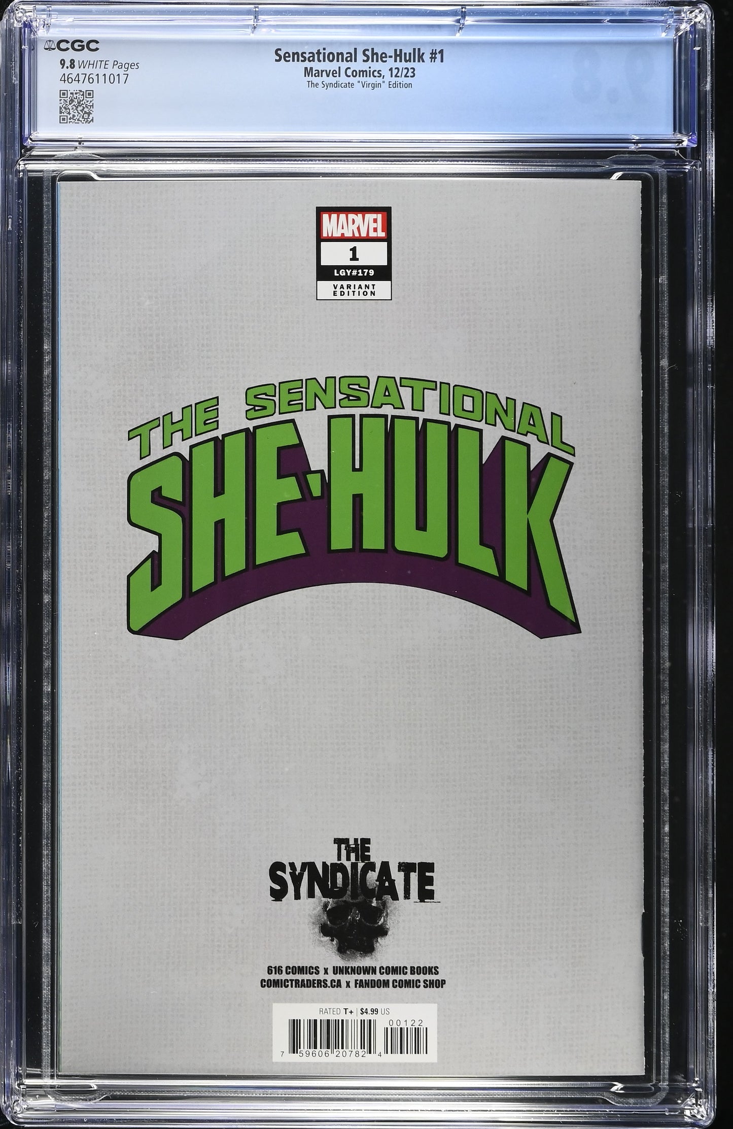 Sensational She Hulk 1 CGC 9.8