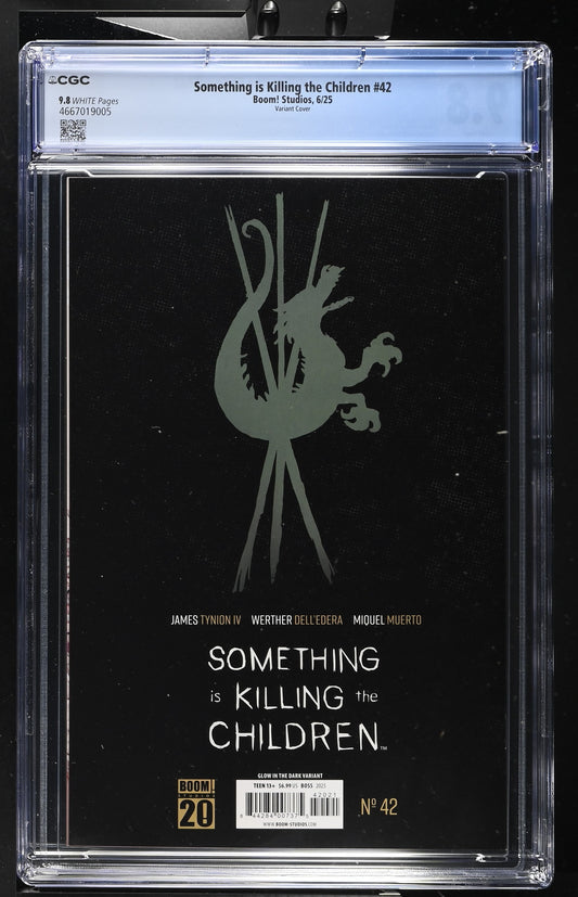 Something Is Killing the Children #42 (2025) Tyler Boss G-I-T-D Cover! CGC 9.8