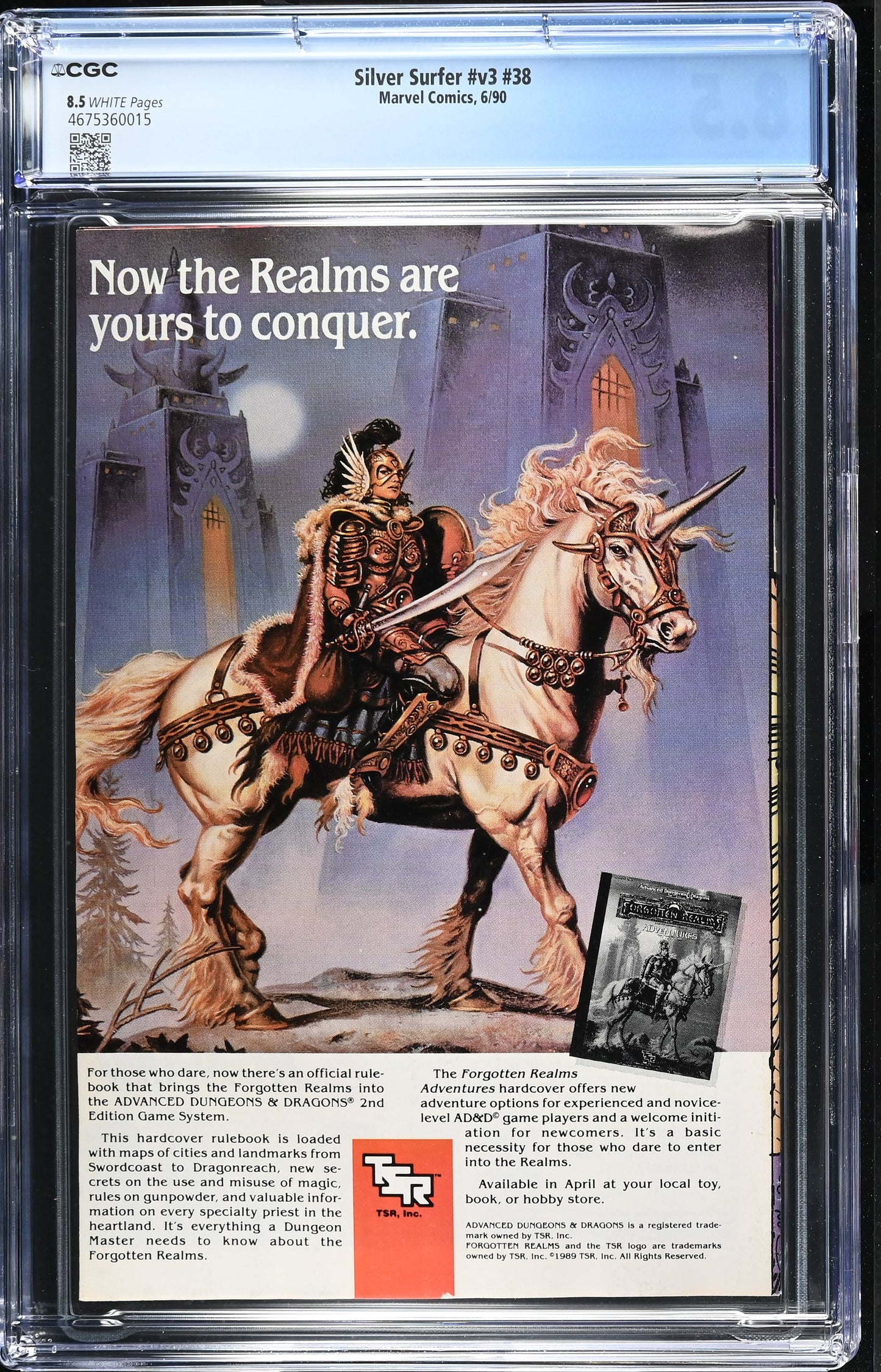 Silver Surfer #v3 #38 CGC 8.5 (1990)