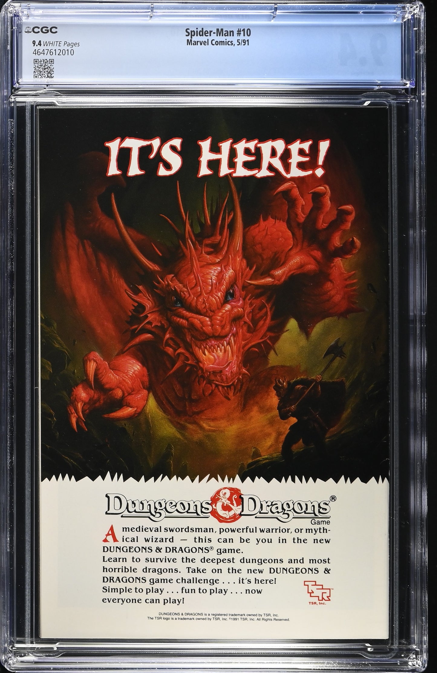 Spider-Man #10 CGC Graded 9.4 Marvel Comics