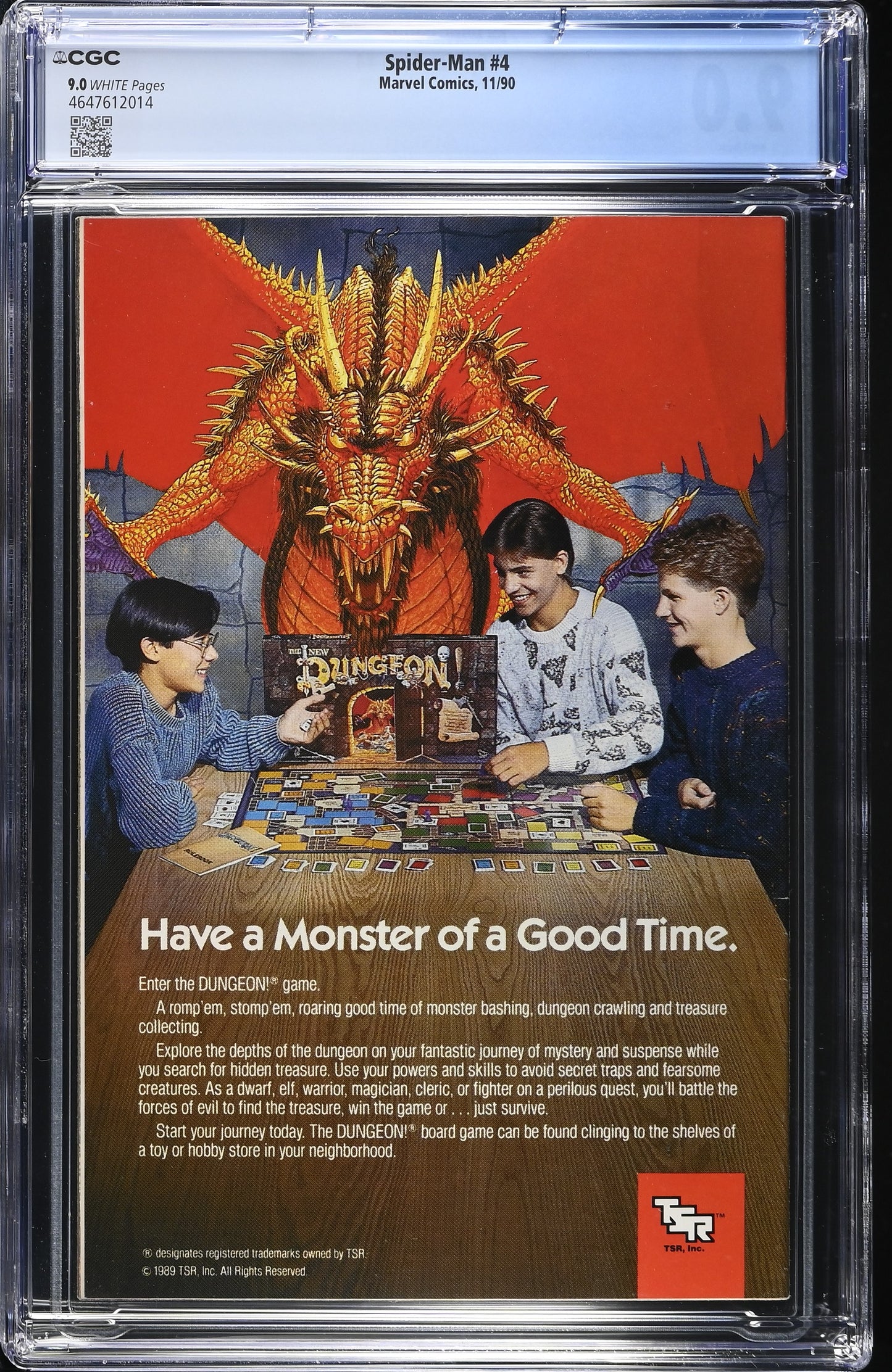 Spider-Man #4 CGC 9.0 Todd McFarlane Cover & Story