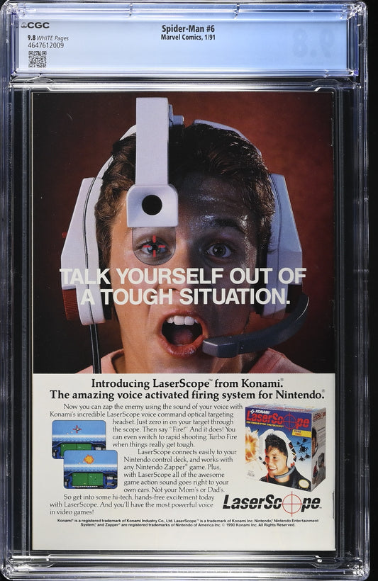 Spider-Man #6 (Marvel Comics January 1991) CGC 9.8