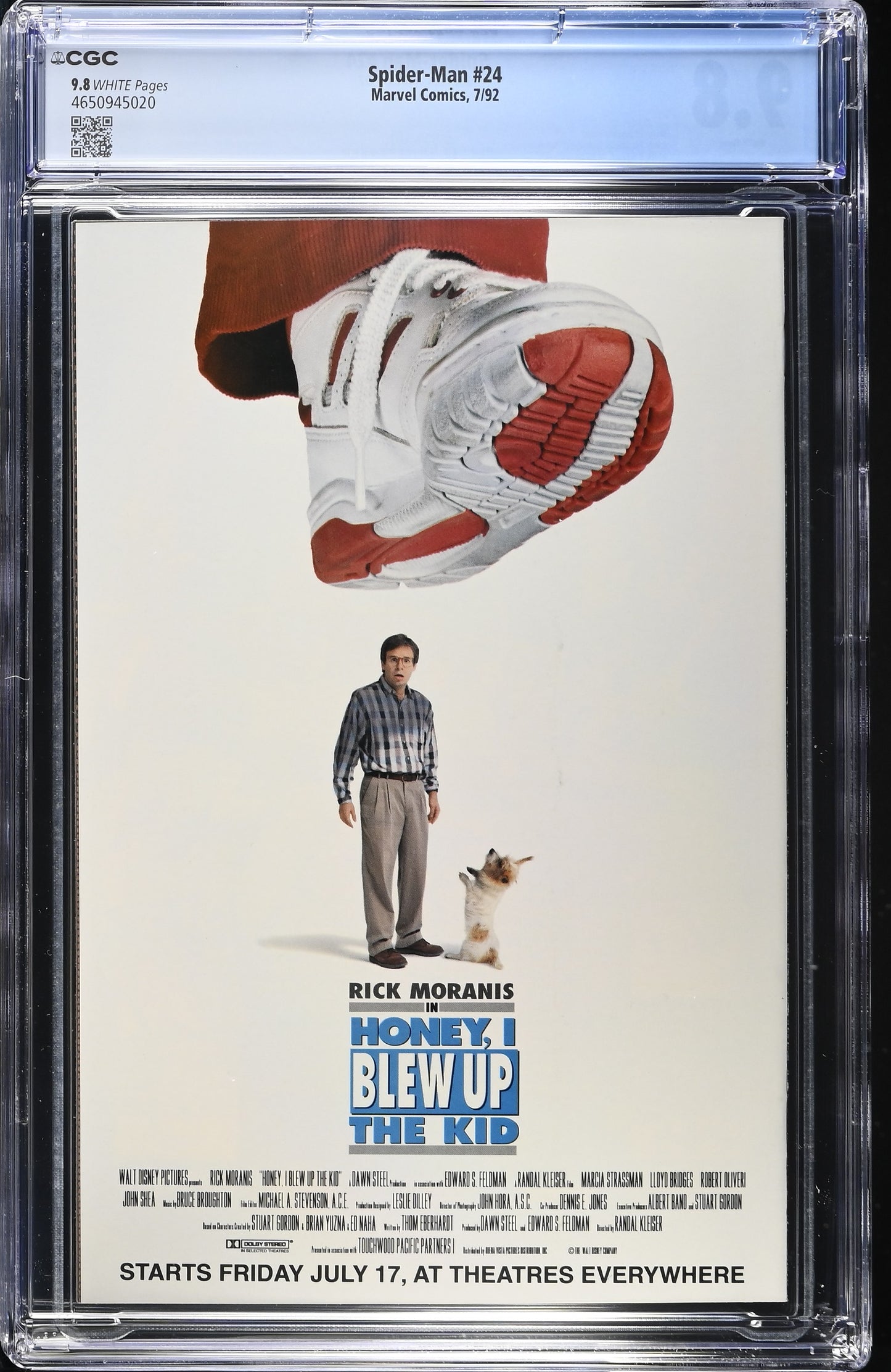 Spider-Man #24 CGC 9.8 (1992) Infinity War crossover - 1st full app Doppelganger