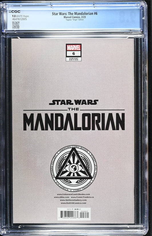 Star Wars The Mandalorian #6 2022 Yagawa Variant CGC 9.8
