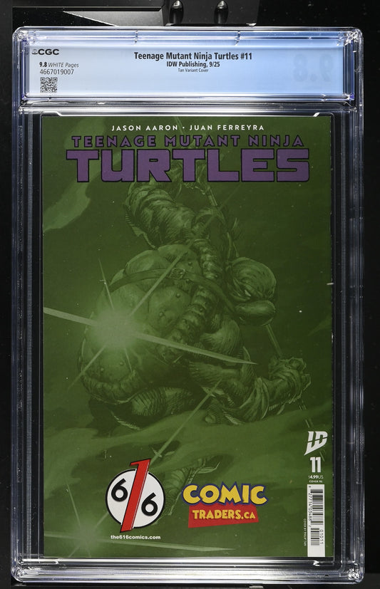 Teenage Mutant Ninja Turtles #11 Philip Tan Exclusive Virgin CGC 9.8