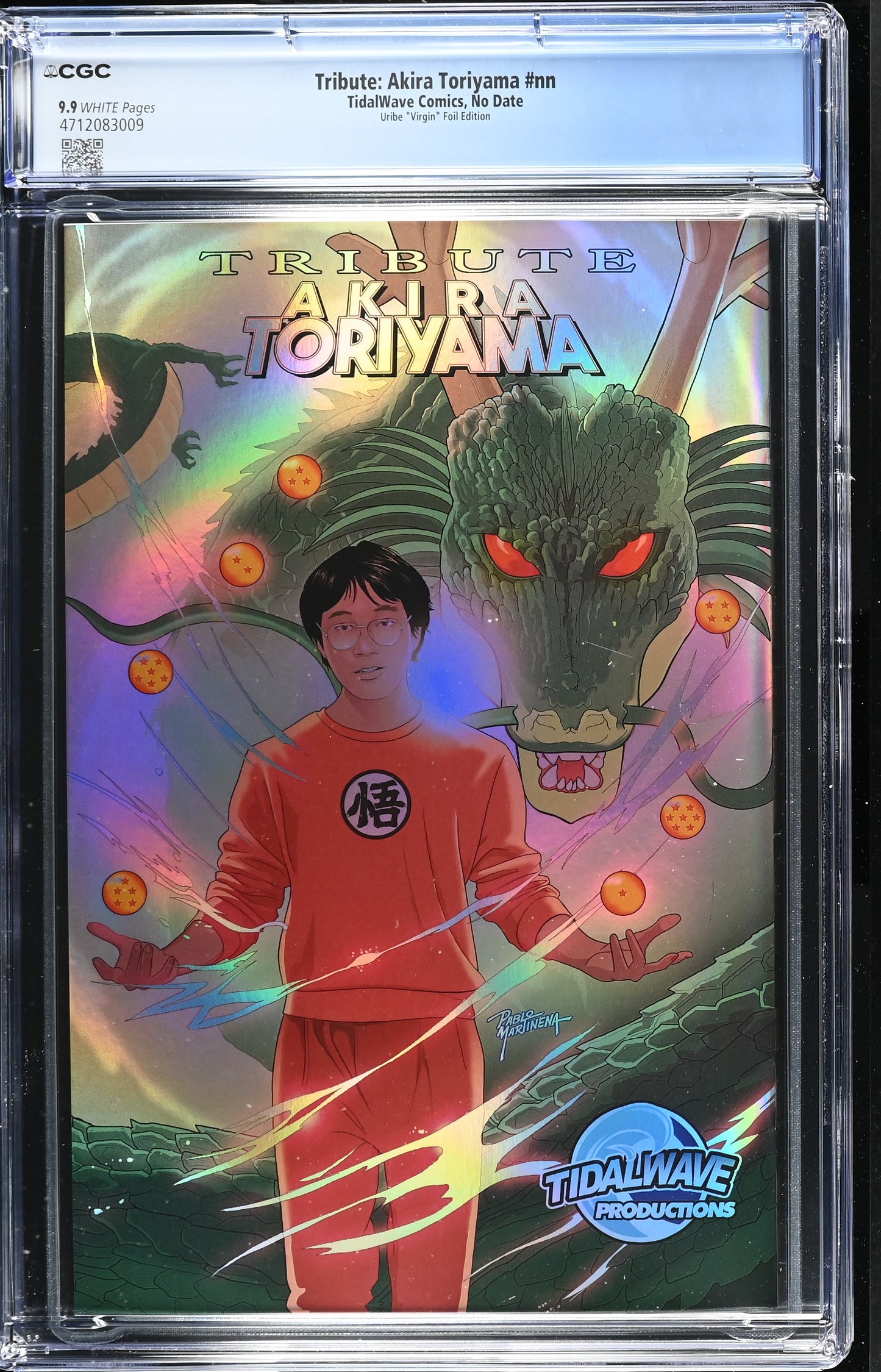 TidalWave Comics Tribute: Akira Toriyama #nn CGC 9.9 Virgin Foil Edition