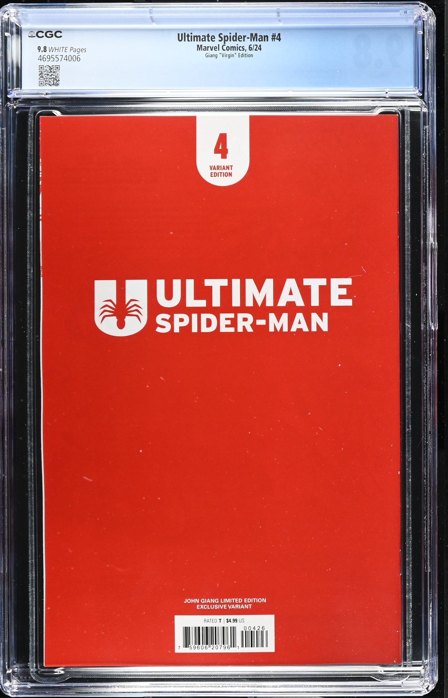 Ultimate Spider-Man #4 CGC 9.8 Giang "Virgin" Edition