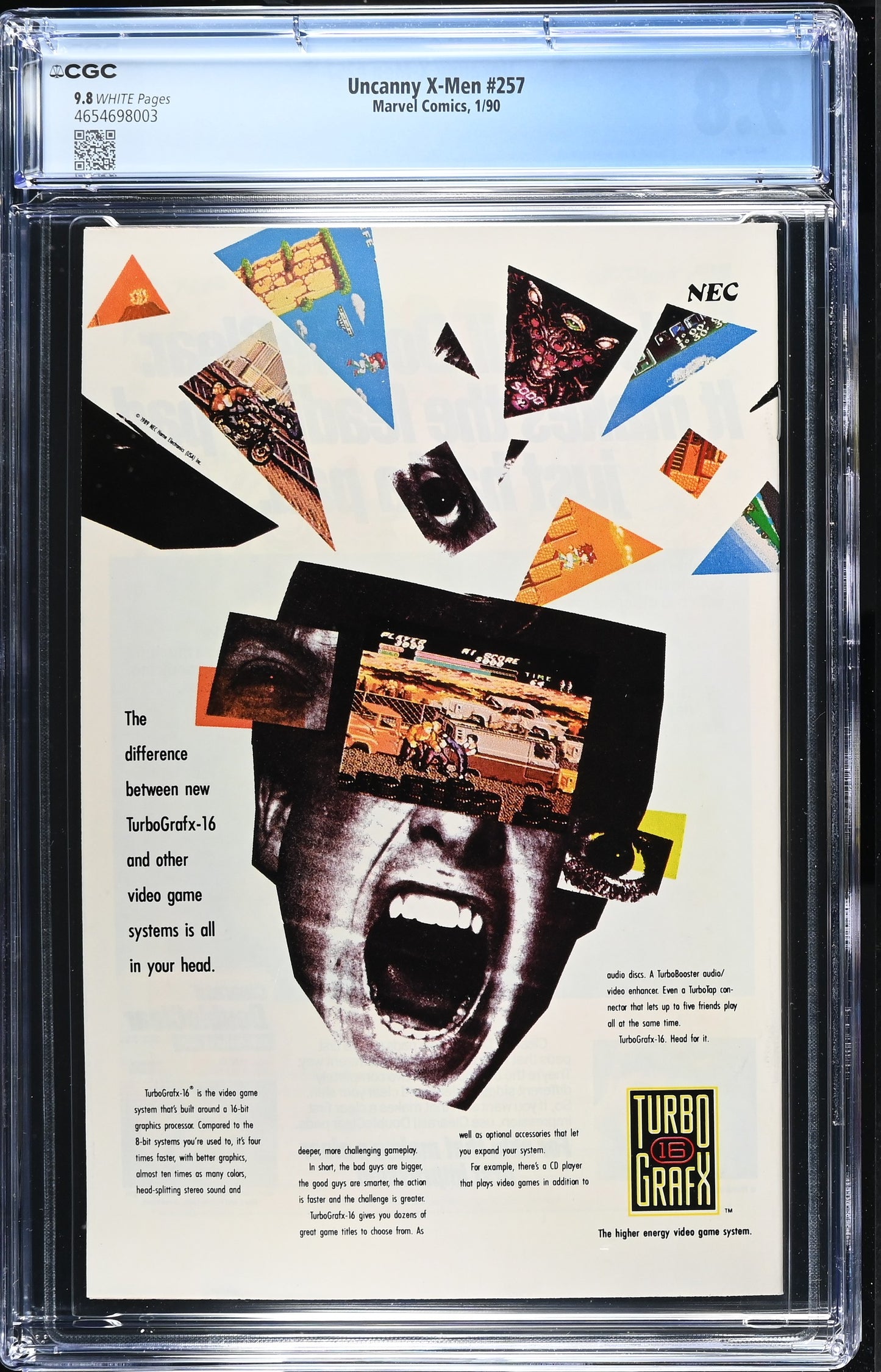 Uncanny X-Men #257 CGC 9.8 (1990) – 1st Jubilee appearance in costume