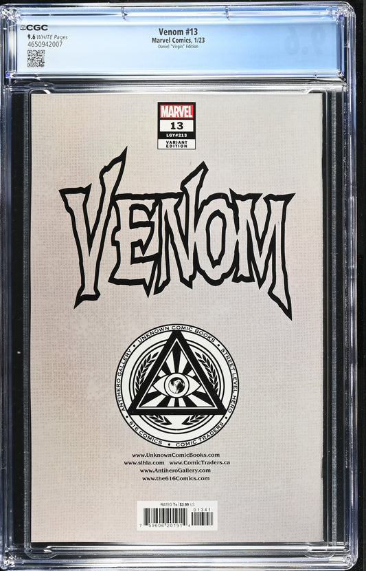 Venom #13 CGC 9.6 Tony Daniel Exclusive Virgin Variant