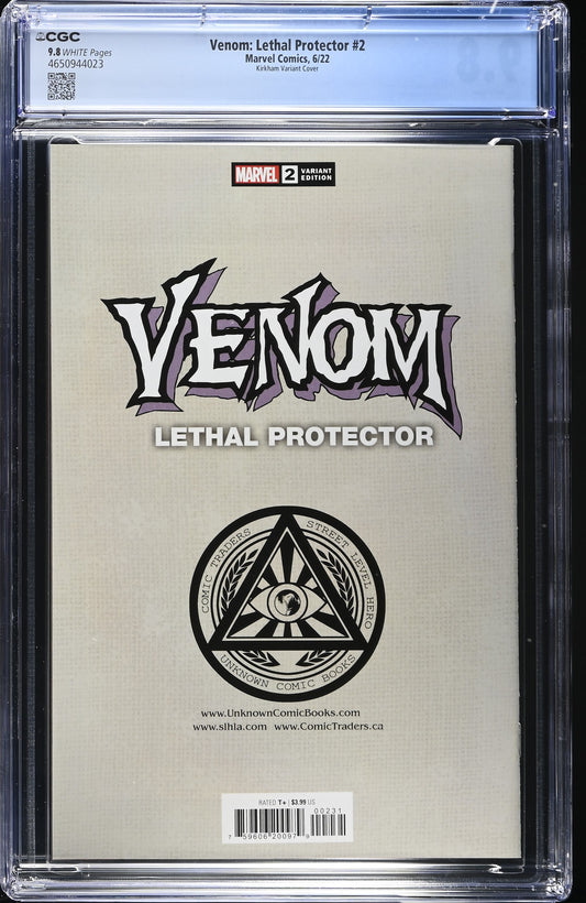 Venom: Lethal Protector #2 CGC 9.8 Unknown Comics Tyler Kirkham Cover
