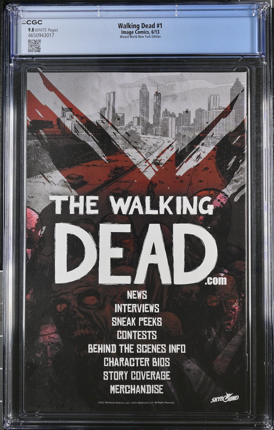 Walking Dead #1 - CGC 9.8 (Wizard World New York Edition)