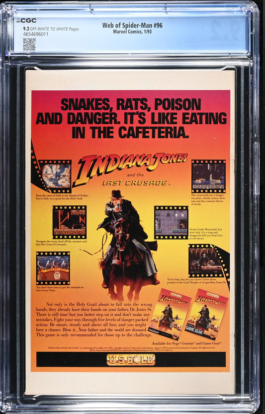 Web of Spider-Man #96 CGC 9.2