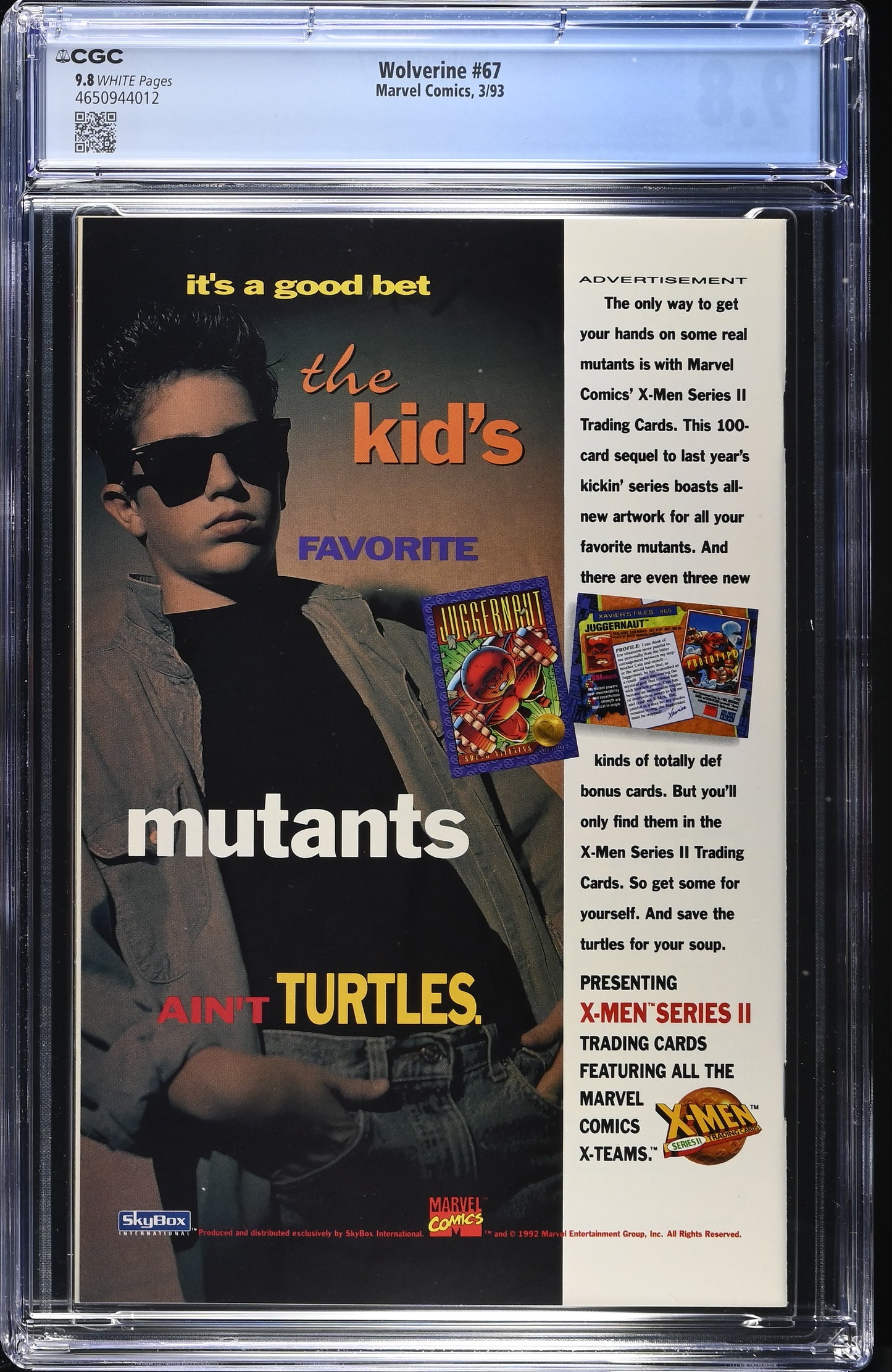 Wolverine #67 3/93 CGC 9.8