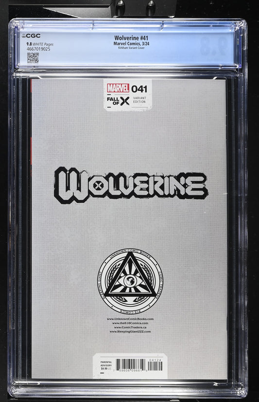 Wolverine #41 CGC 9.8 Tyler Kirkham Variant
