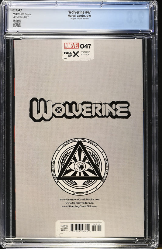 Wolverine #47 CGC 9.8 Suayan "Virgin" Edition