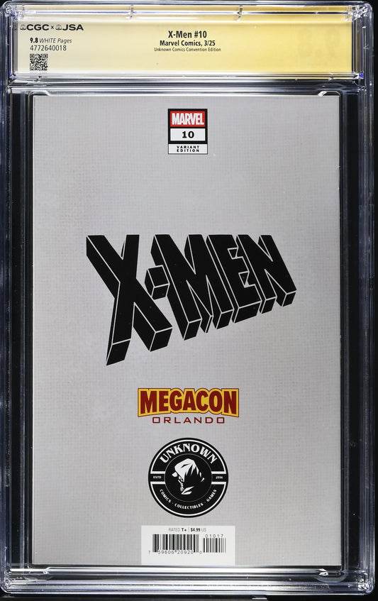X-men #10 JSA X CGC 9.8 Convention Edition