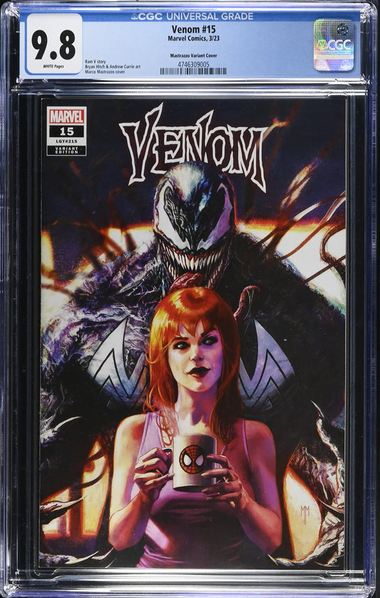 Venom #15 CGC 9.8 Mastrazzo Variant Cover