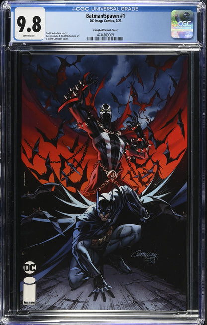 Batman/Spawn #1 CGC 9.8 Campbell Variant Cover