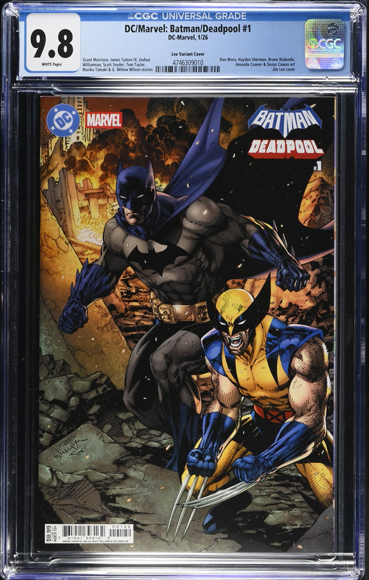 DC/Marvel: Batman/Deadpool #1 CGC 9.8 Lee Variant Cover