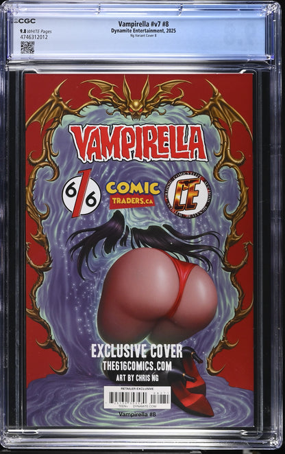 Vampirella v7 #8 CGC 9.8 Ng Variant Cover B