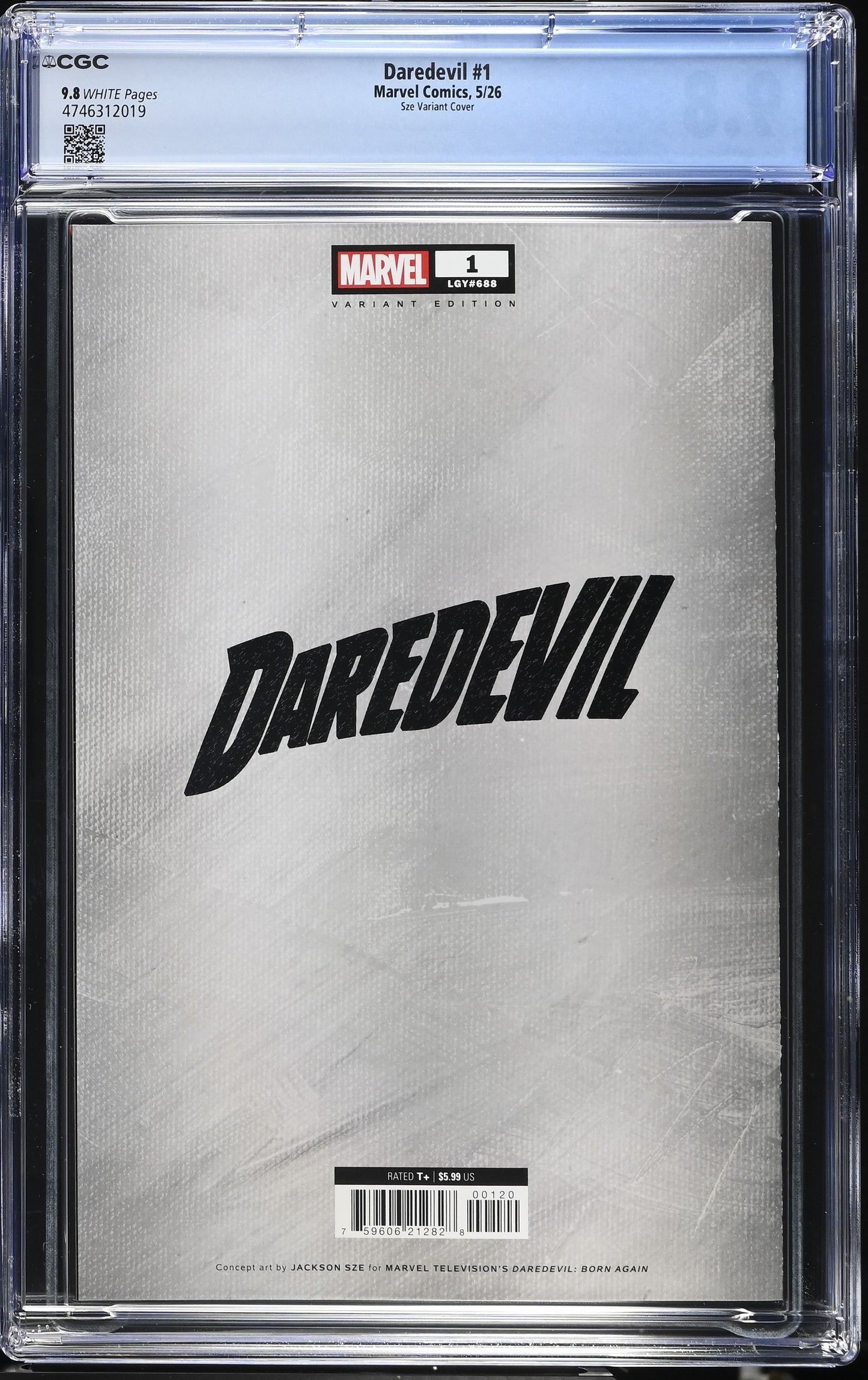 Daredevil #1 CGC 9.8 Sze Variant Cover